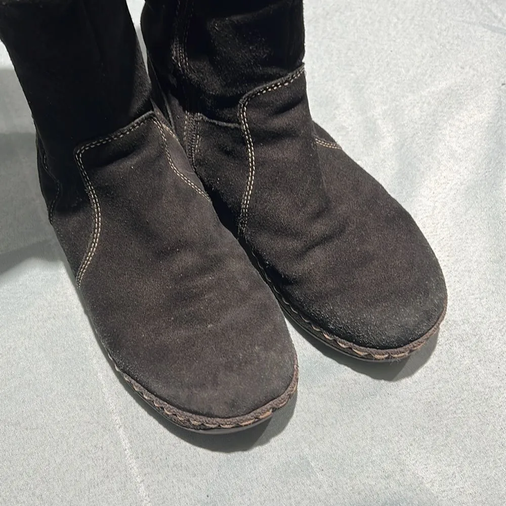 BARETRAPS ESHA Suede Tall Snow‎ Winter Boots Fully Lined Insulated Sz 8 B88 - Image 4