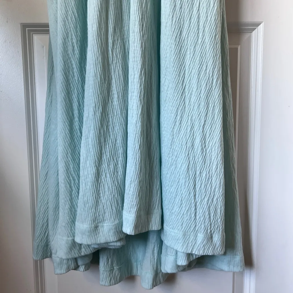 Free People Green Bonita Halter Textured Midi Dress Women’s Small Boho‎ Summer - Image 8