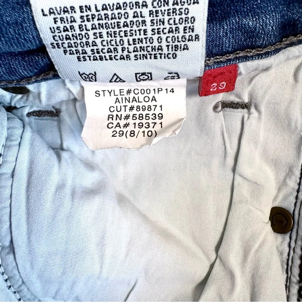 CJ by Cookie Johnson Faith Straight Leg Jeans in Ainaloa Size 29 Blue - Image 12