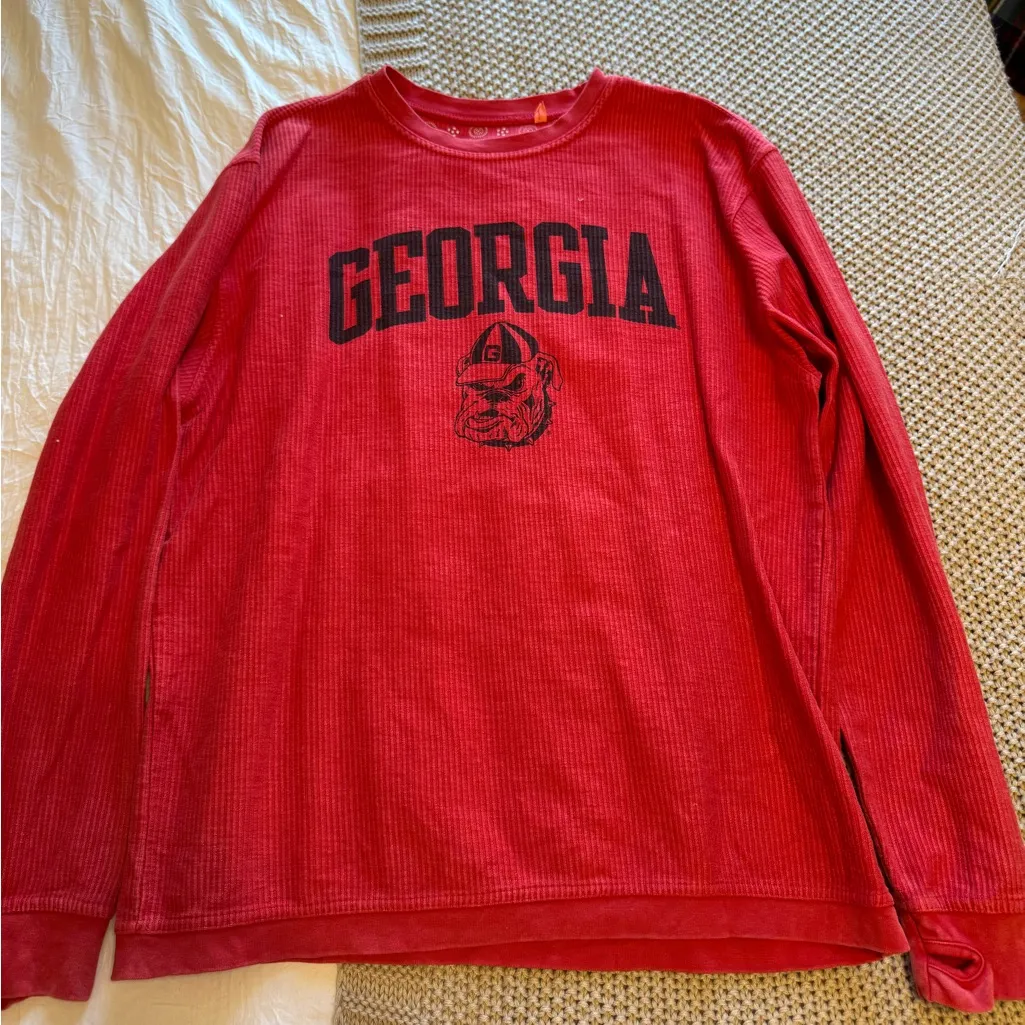 Georgia bulldogs Red Sweater Size M - Image 2