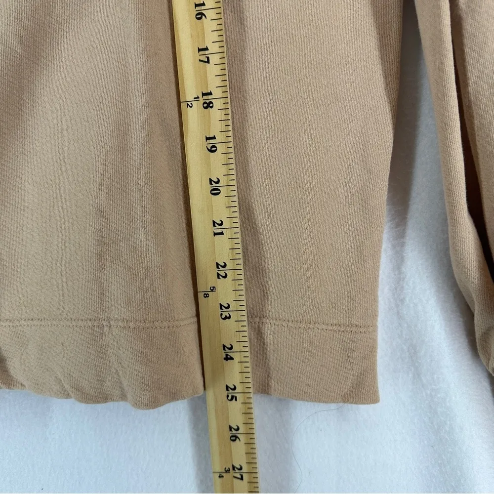 Loft Pullover Long Sleeve Sweater Flower Embroidery Womans Size M Beige - Image 6