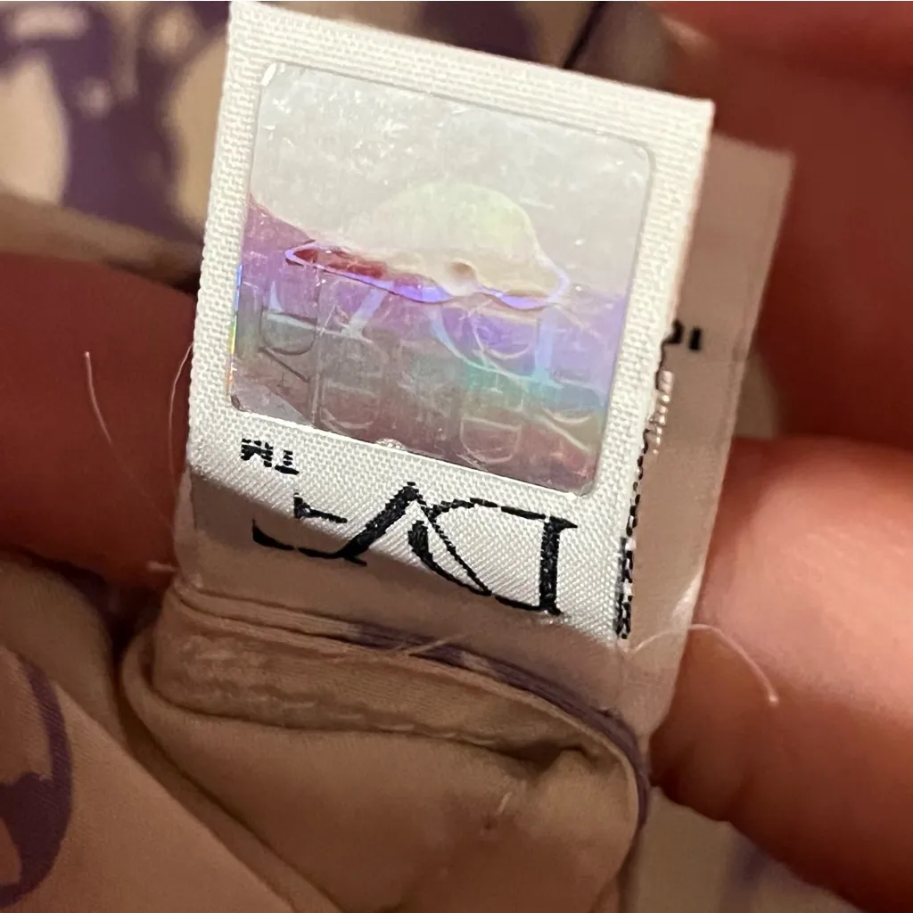 #180 DIANE VON FURSTENBERG LANDY SILK FLORAL COLORBLOCK BLOUSE TOP SIZE LARGE - Image 4