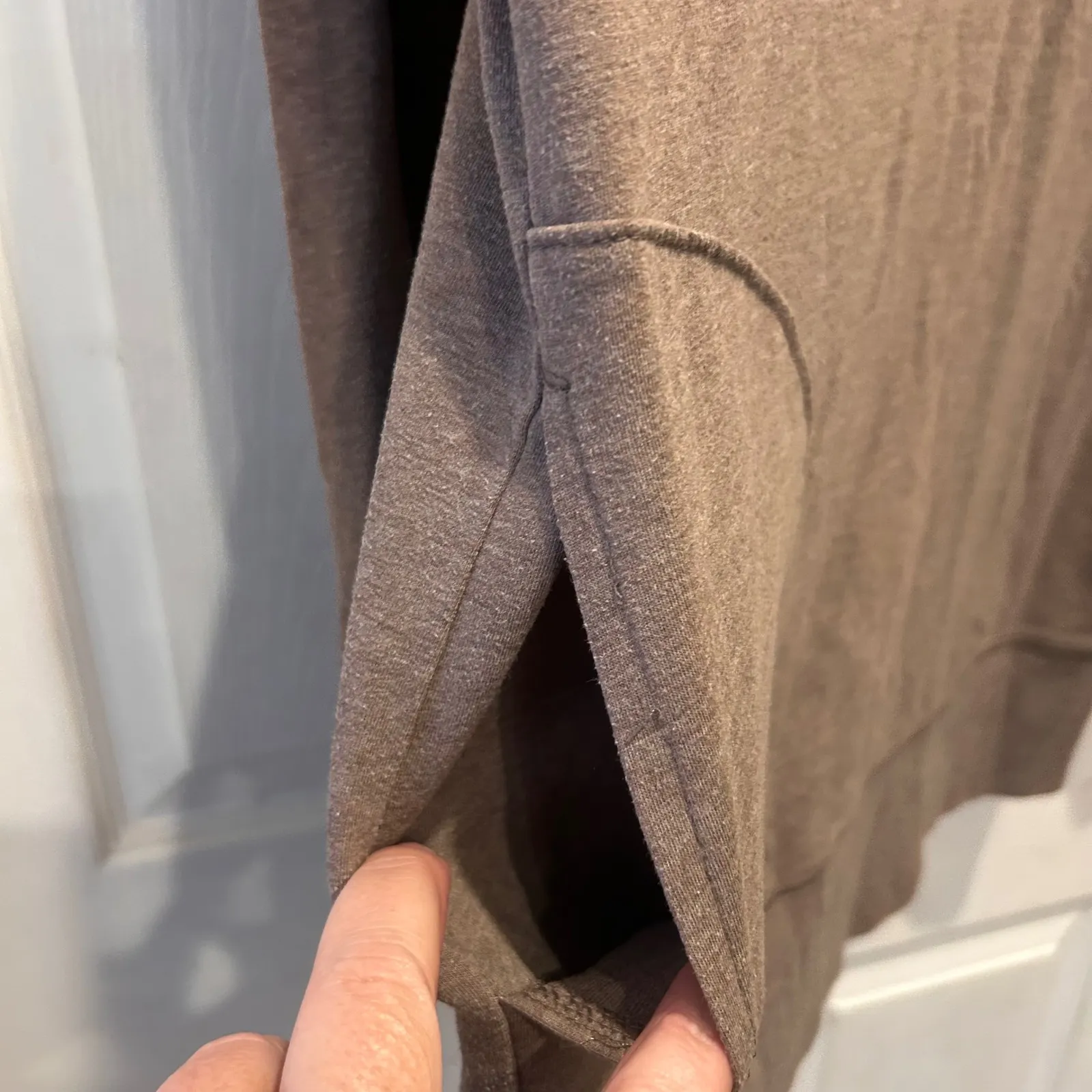 Banana Republic Women's Brown Snap Cowl Neck Hoodie Sweatshirt Size Large‎ - Image 2