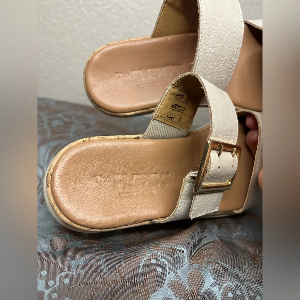 The Flexx Woodstock Sandal Slide Women Size 6.5 Tan - Image 8