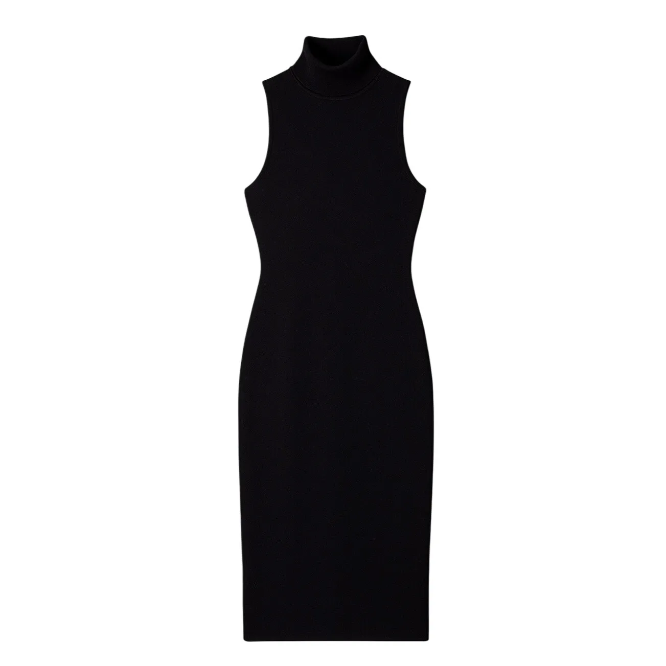 Aritizia Babaton Sculpt Knit O'keeffe Dress Mockneck‎ sleeveless knit midi XXS - Image 6