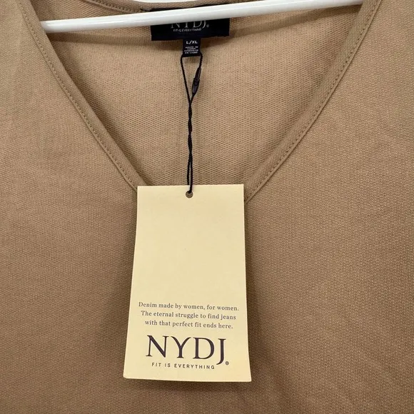 NWT NYDJ size L/XL large x-large sleeveless top shirt tank tan brown‎ - Image 4