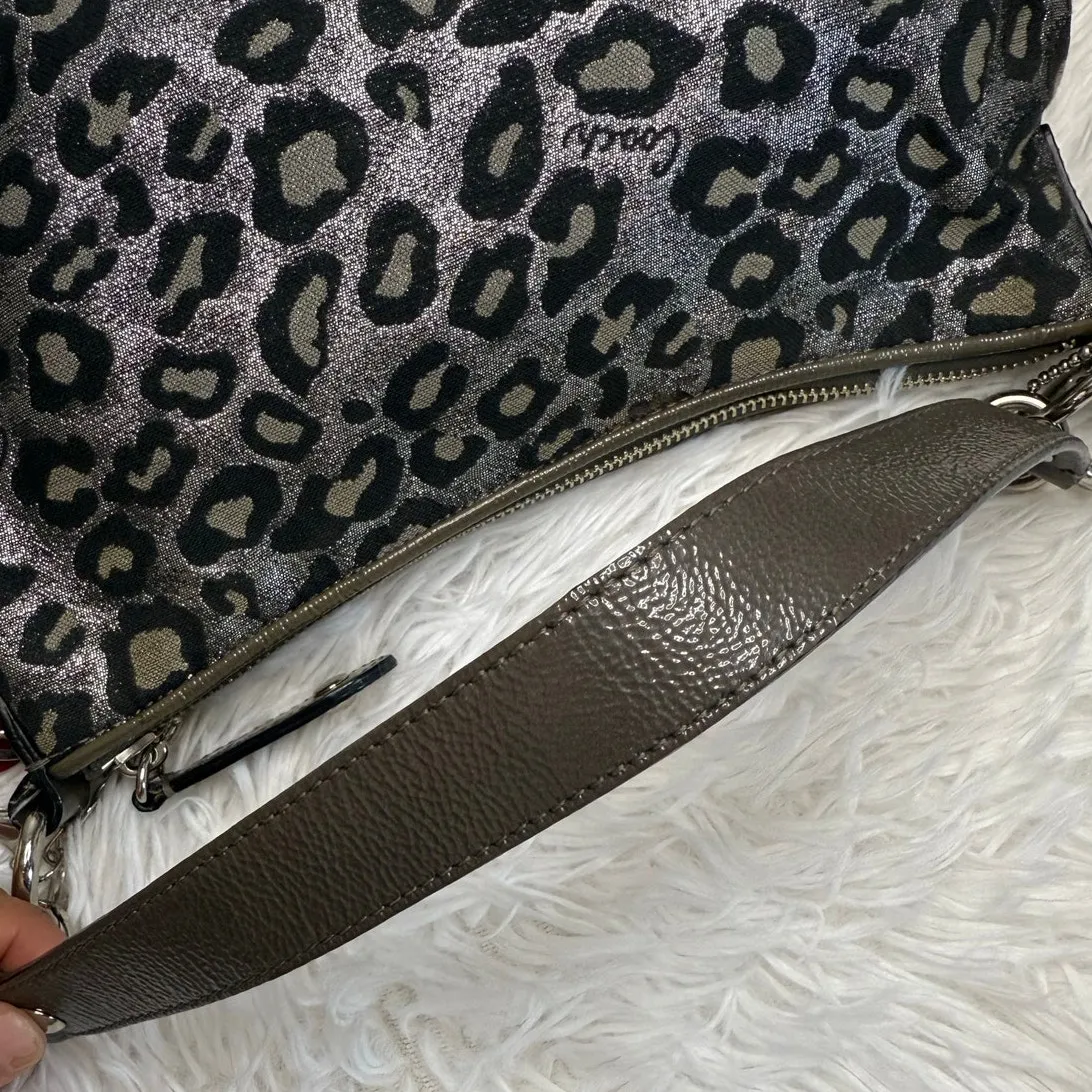 Coach y2k  Leopard Silver Metallic Mini Purse shoulder bag - Image 7