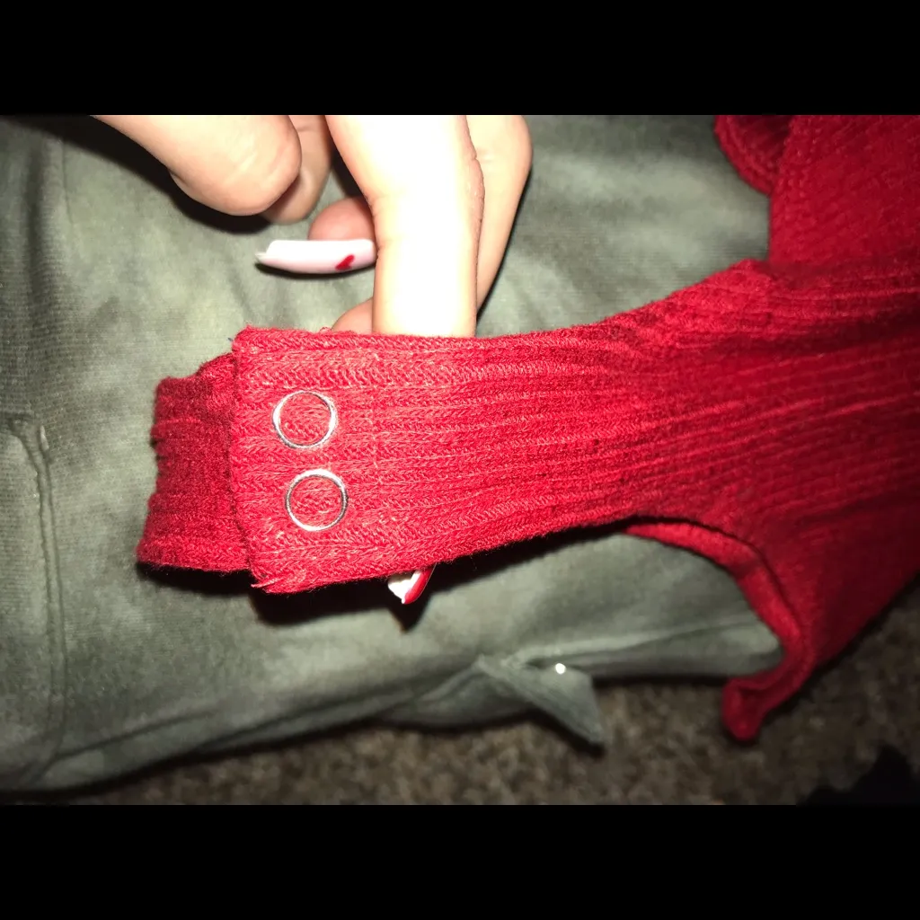 Discovery Red ribbed body suit - Image 4