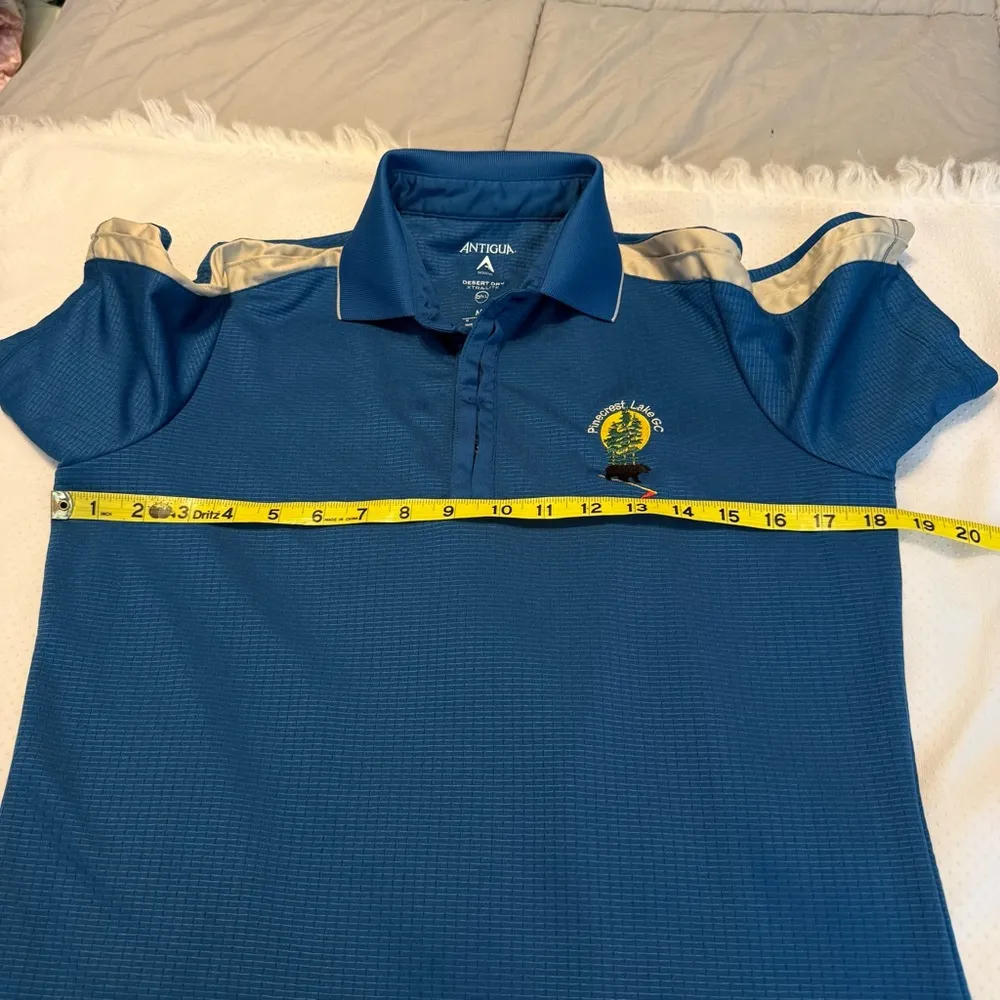 Antigua Desert Dry Xtra Lite Golf Polo Shirt Women’s Size Medium Pinecrest Lake - Image 10