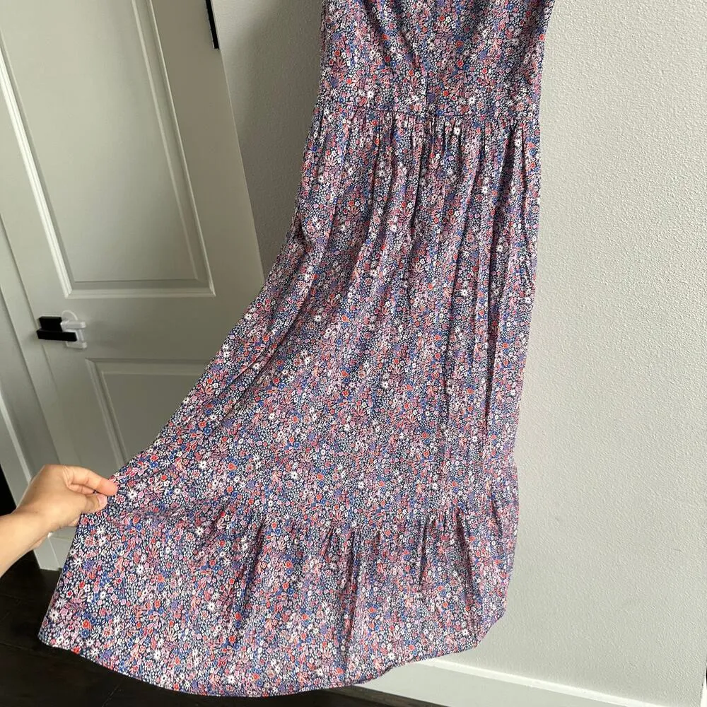 J.Crew Liberty Fabric Kayoko Floral Midi Dress size 2 - Image 5