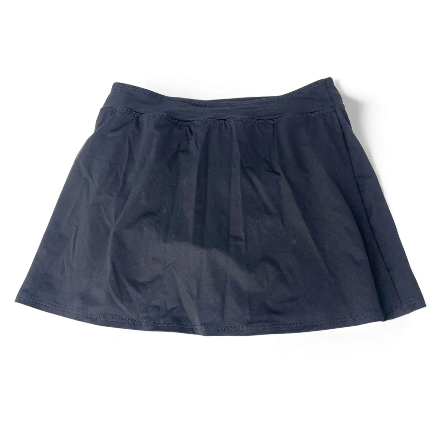 Lands' End Women's 6 / M Active High Impact High Rise Skort Tennis Skirt Black - Image 3