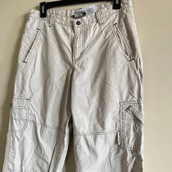 COLUMBIA CARGO PANTS ANKLE CAPRI WOMENS SIZE 6 POCKETS‎ HIKING ATHLETIC - Image 5