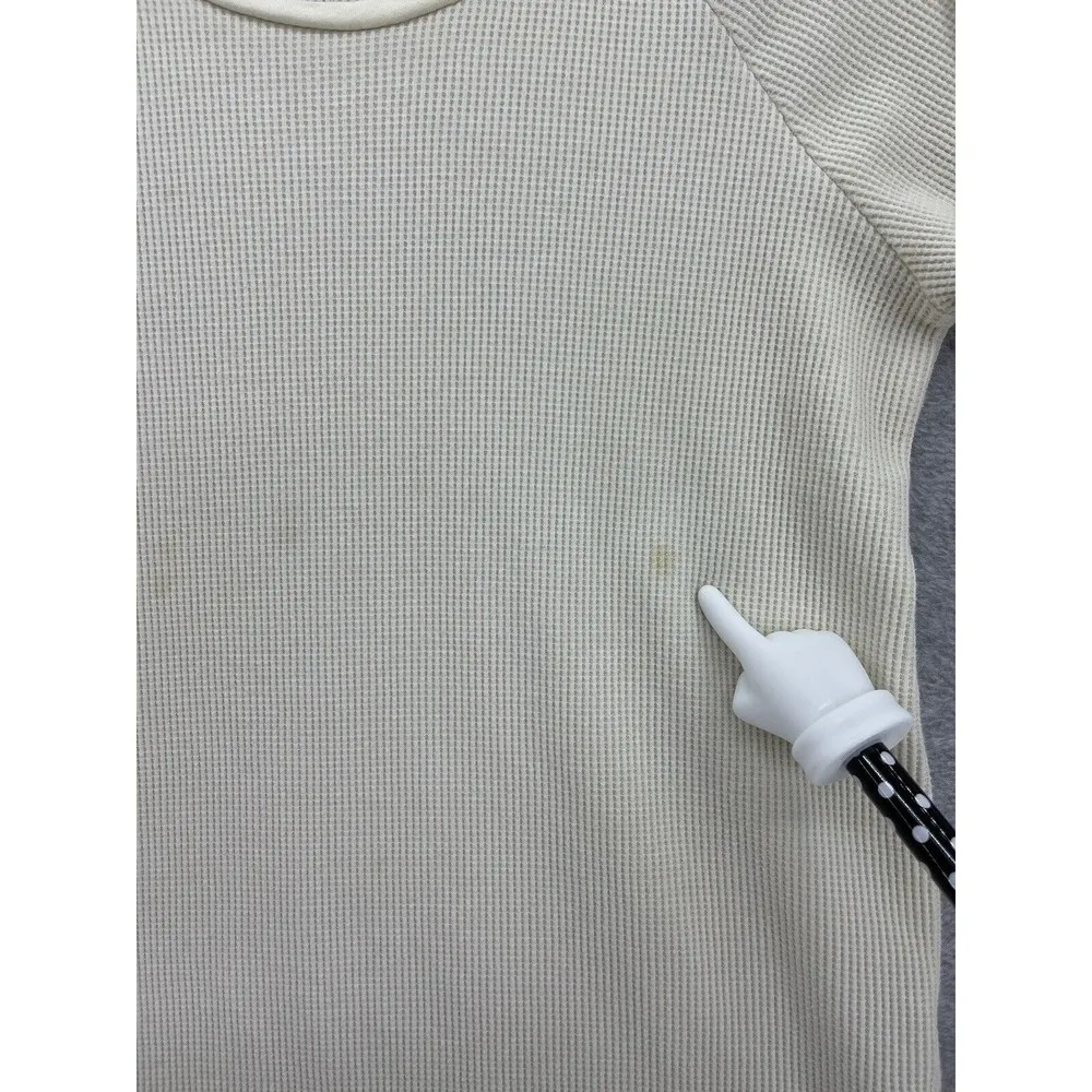 Columbia Women's Waffle Knit Sweater Scoop Neck Long Sleeve Size Medium - Image 7