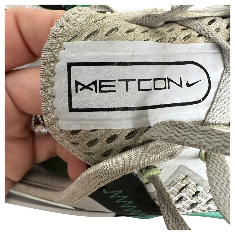 Nike DB3790-020 Metcon 6 Flyease Grey Aqua White Women's Size 6.5 - Image 11