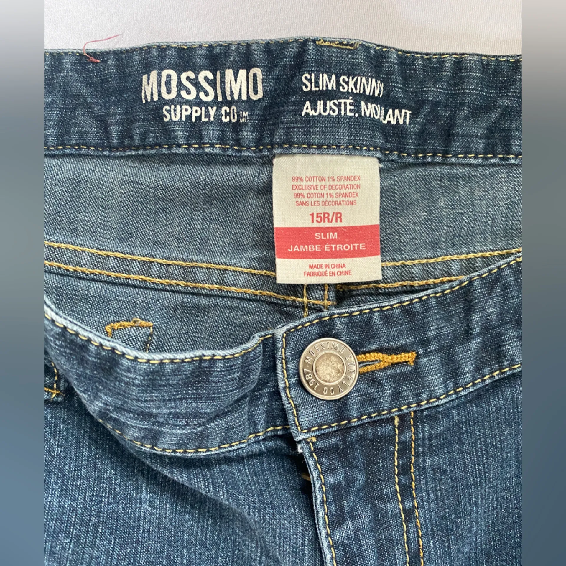 MOSSIMO SUPPLY CO SLIM SKINNY JEANS‎ Size undefined - Image 2