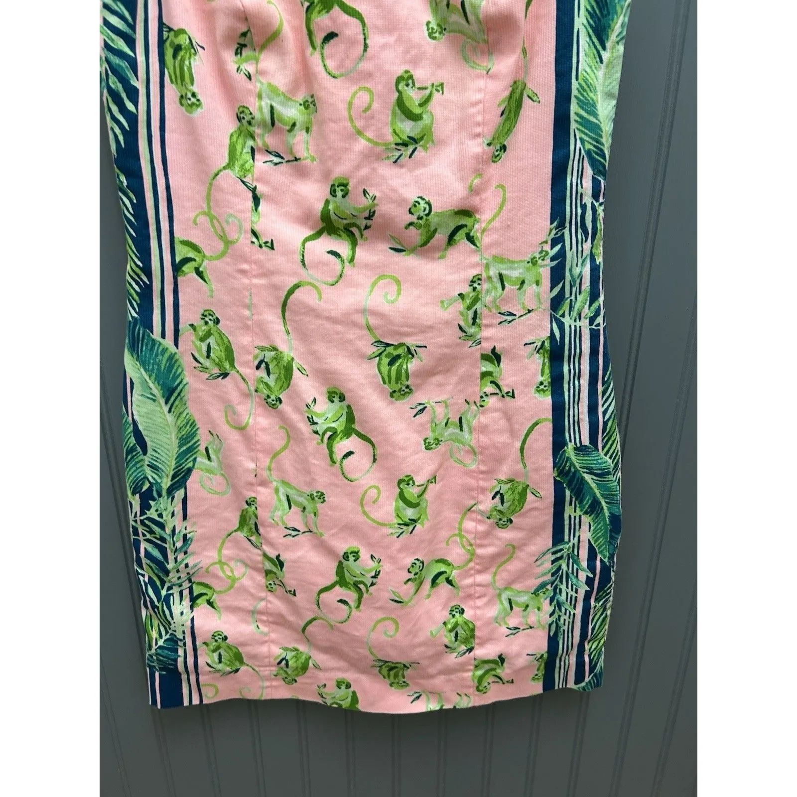Lilly Pulitzer‎ Mila Stretch Shift Dress Monkey 0 - Image 2