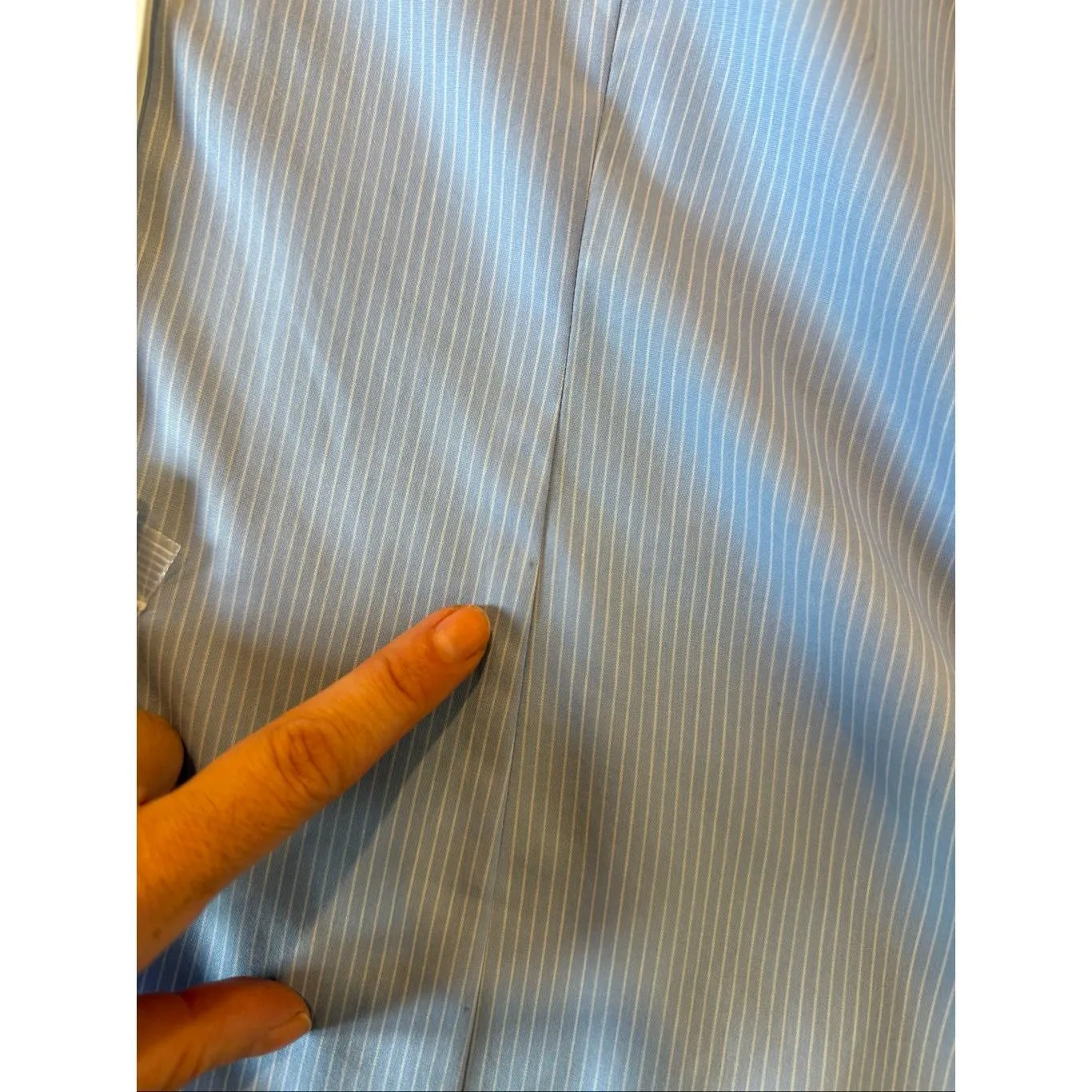 Brooks Brothers NWT blue and white striped button down 14p - Image 6