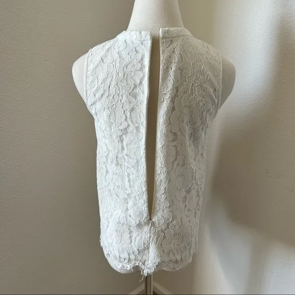 Elliatt Cream Lace Tank, XS‎ - Image 7