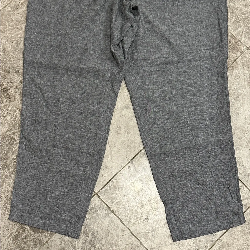 A New Day High-Rise Pleat Front Straight Leg Ankle Pants NEW Gray Size 16 - Image 4