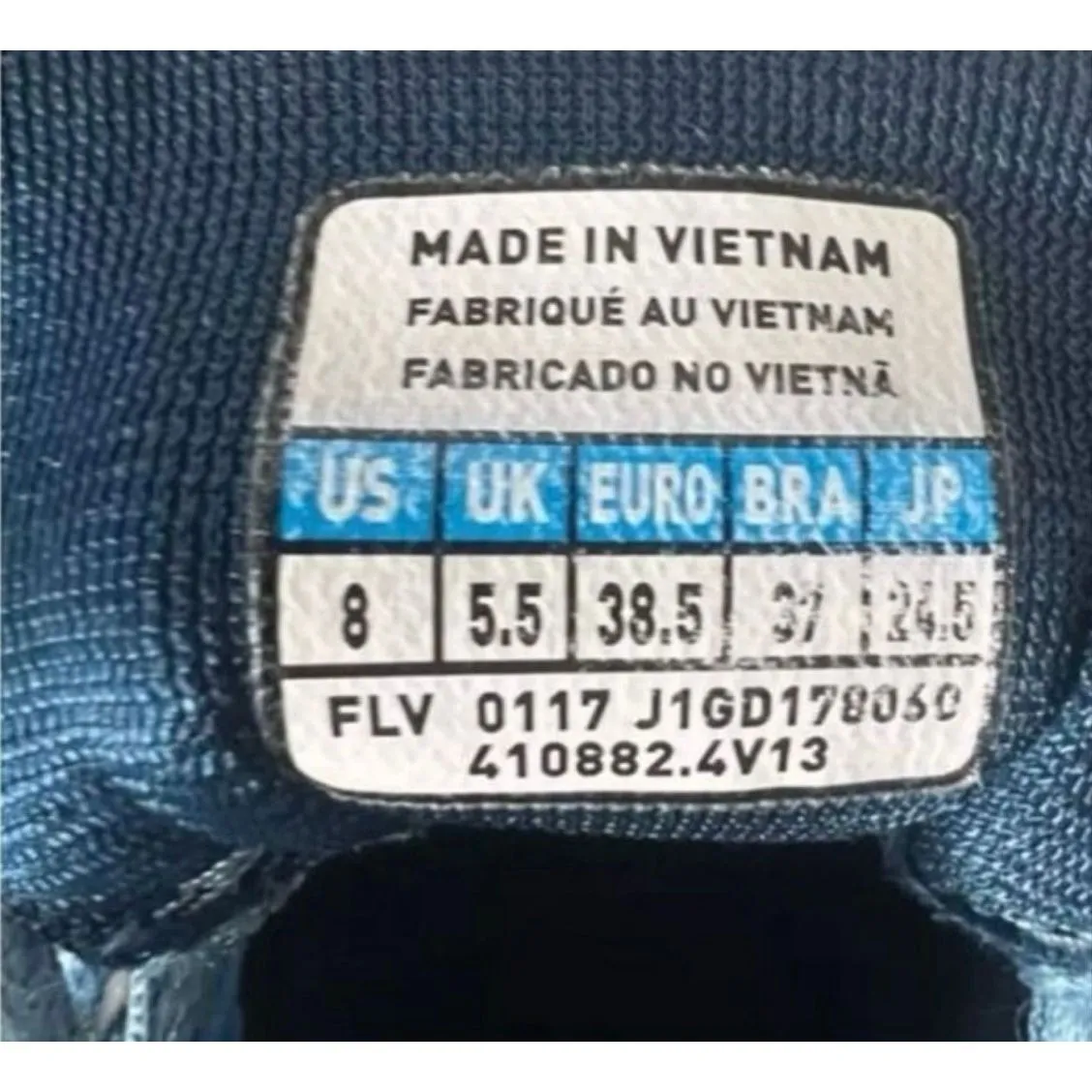 Mizuno Wave Hitogami 4 Women Blue Sneakers Size 8 Running Low Top Tie Closure - Image 10