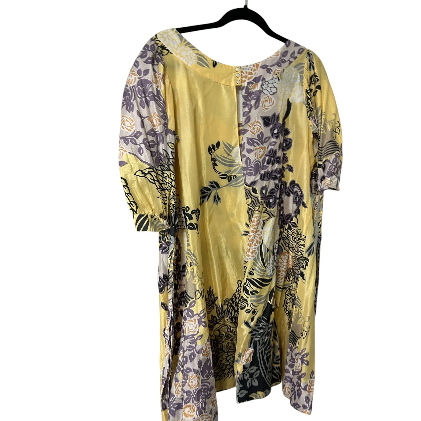 Y2K Yellow Floral Mini‎ Dress 2000s Aesthetic, Cottagecore & Coquette Style Size undefined - Image 5