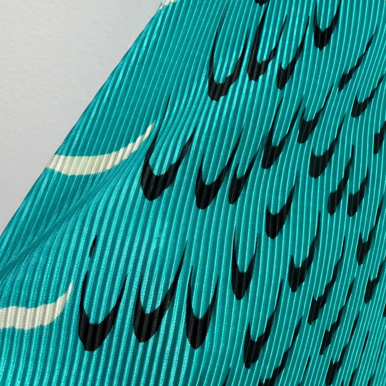 Jamie Sadock Golf Top Womens Large Green Tank Pleated Zip Sleeveless Shirt Sign - Image 4