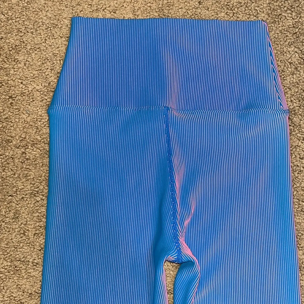 Beach Riot Tayler Legging Two Tone Rib Pink‎ Blue Medium - Image 5