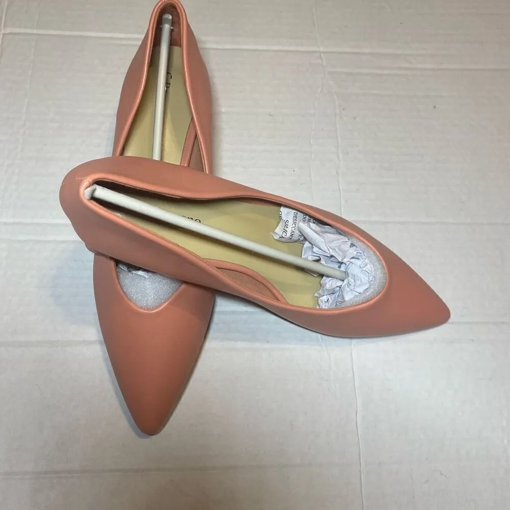 C.PARAVANO Women’s Low Block Heel Pink Pumps Size EU 38 US 7.5 New SEE DESCRIPTI - Image 12