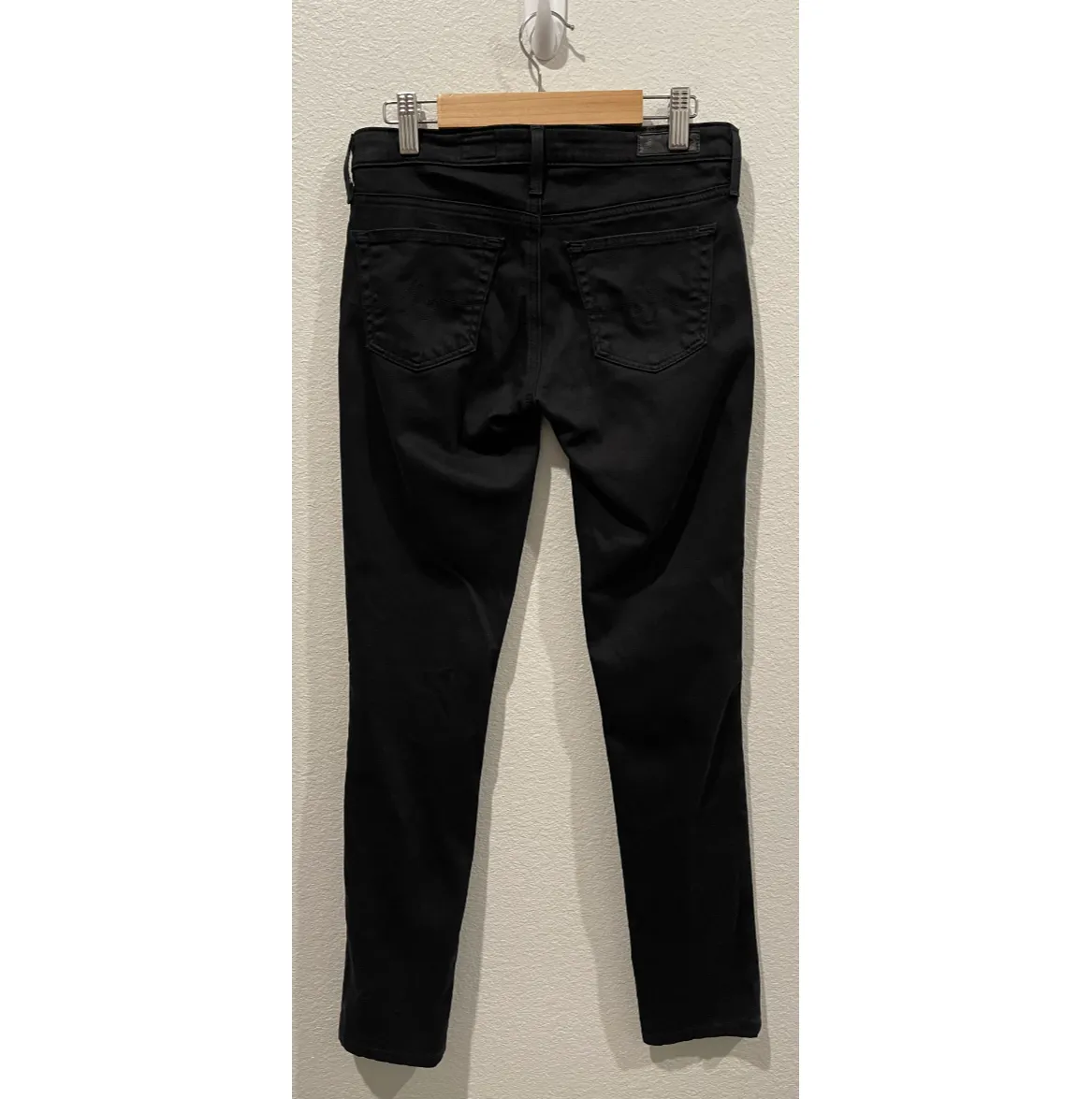 AG Adriano Goldschmied ADRIANO GOLDSCHMIED The Stilt Cigarette Leg Black Jeans - Image 7