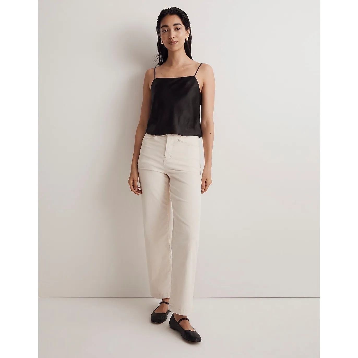 Madewell Tall Emmett‎ 2.0 Wide-Leg Pants in Corduroy Size 27 Tall - Image 2