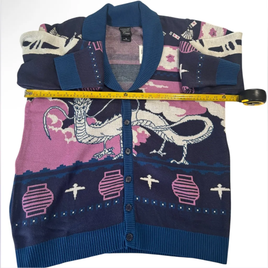 Studio Ghibli Spirited Away Characters & Icons Knit Shawl Cardigan - Image 7