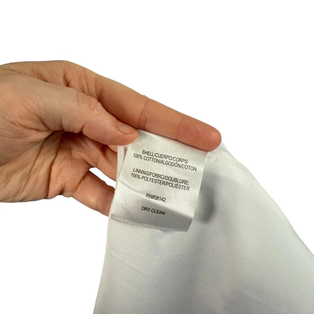 Gal Meets Glam Olivia Blue Floral Ruffle Sleeve Midi Dress NO BELT Womens 16 - Image 6