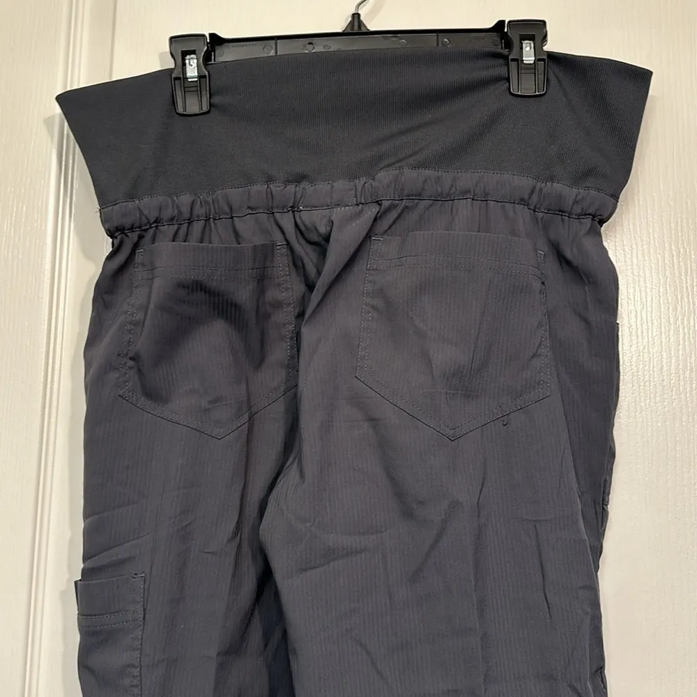 Women’s Koi Lite Gray Hospital Nurse Medical Doctor Scrub Pants Size Med Reg EUC - Image 7