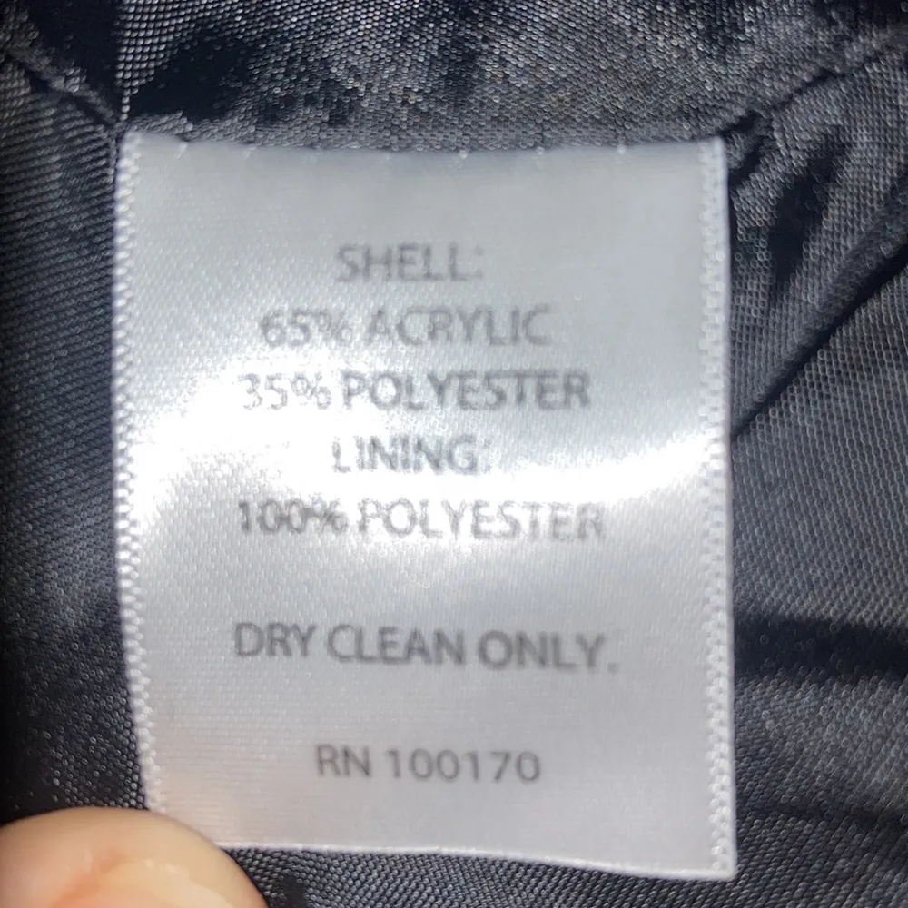 Black & Gray Cynthia Rowley Wool Like Jacket Size Small - Image 13