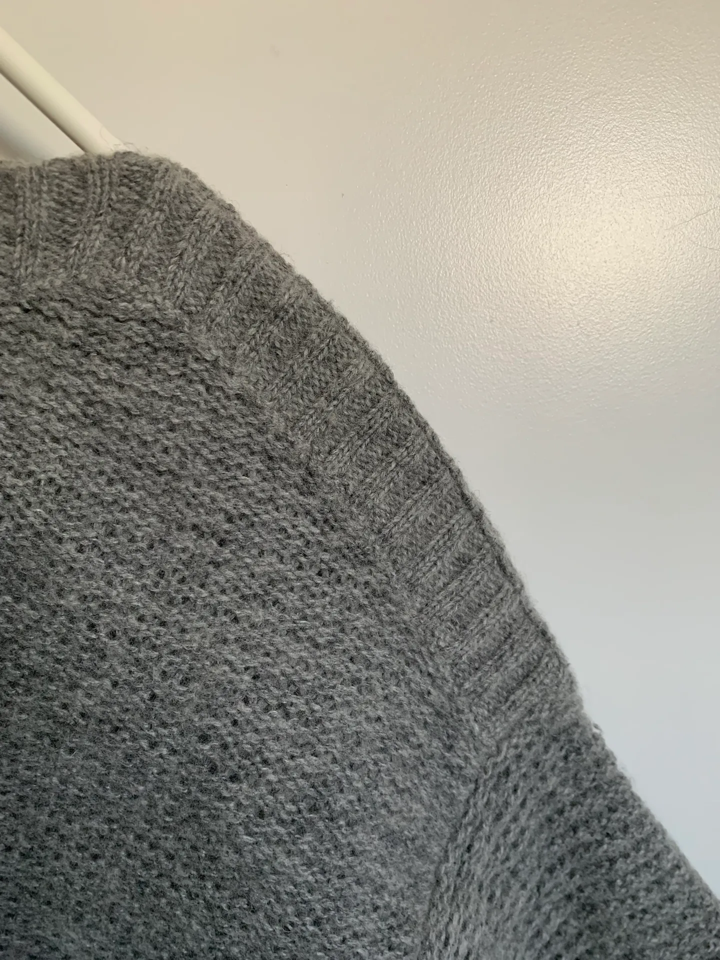 Long Soft Winter Knit Wool Sweater,  Size Small - Image 4