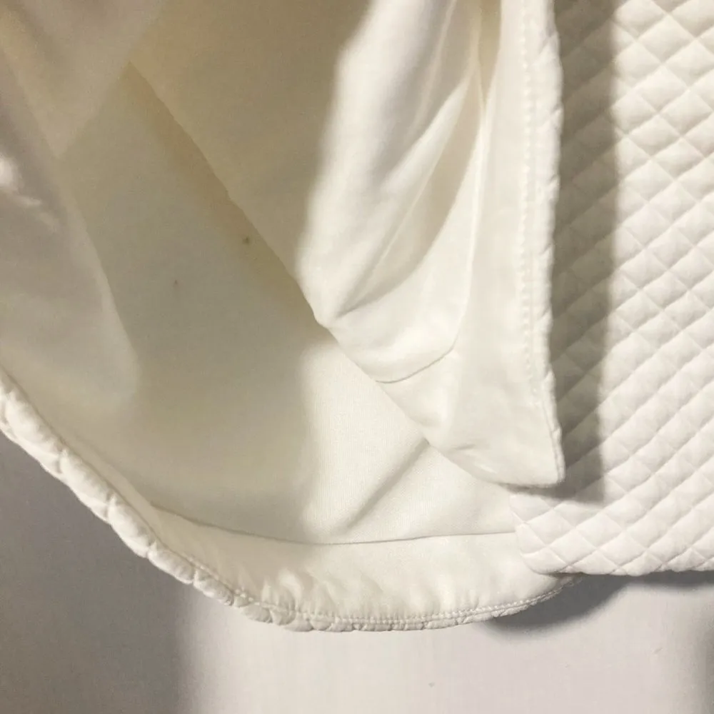 Relish women's L large front zip puff textured stretchy skirt 30 - Image 4