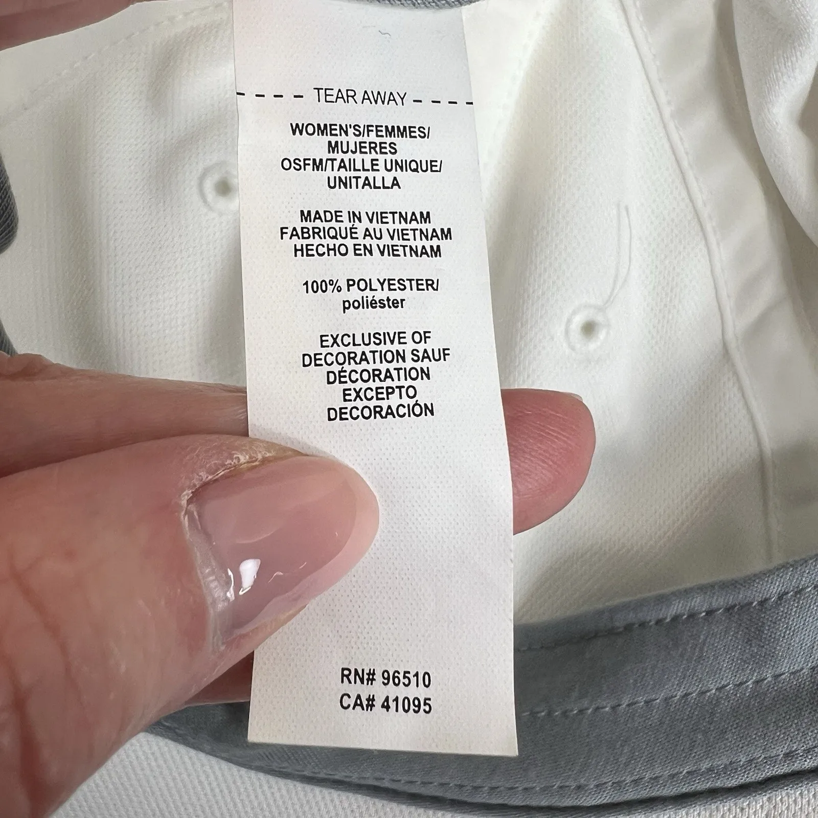 Under Armour UA Blitzing Hat Slideback Gray Embroidered Center Logo Lightweight - Image 11