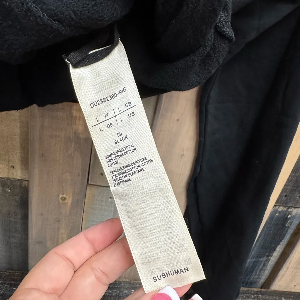 Subhuman Rick Owen’s DRKSHDW reversible sweatshirt. Black Size L - Image 9