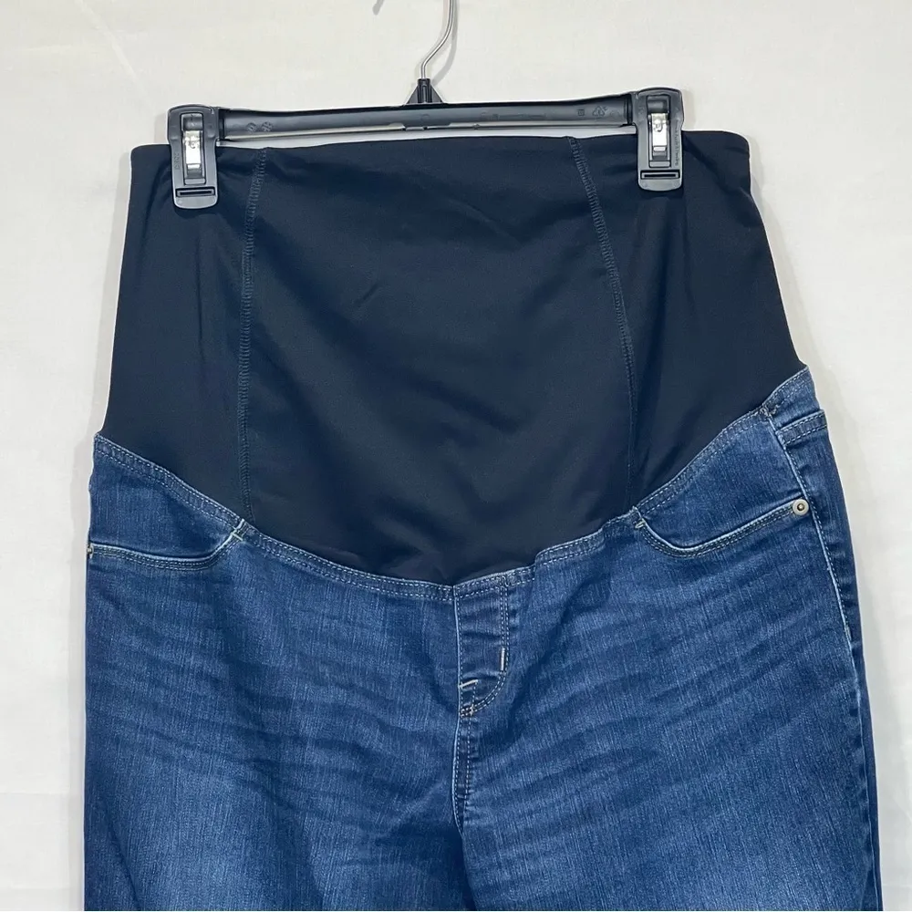 Isabel Maternity By Ingrid and Isabel Crossover Panel Skinny Jeans 12/31R - Image 4