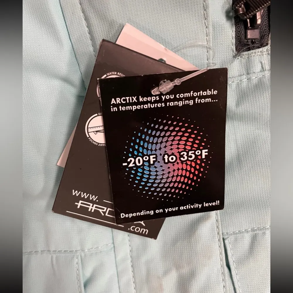 COPY - Arctix Tiffany Blue ski jacket Sz.M - Image 4