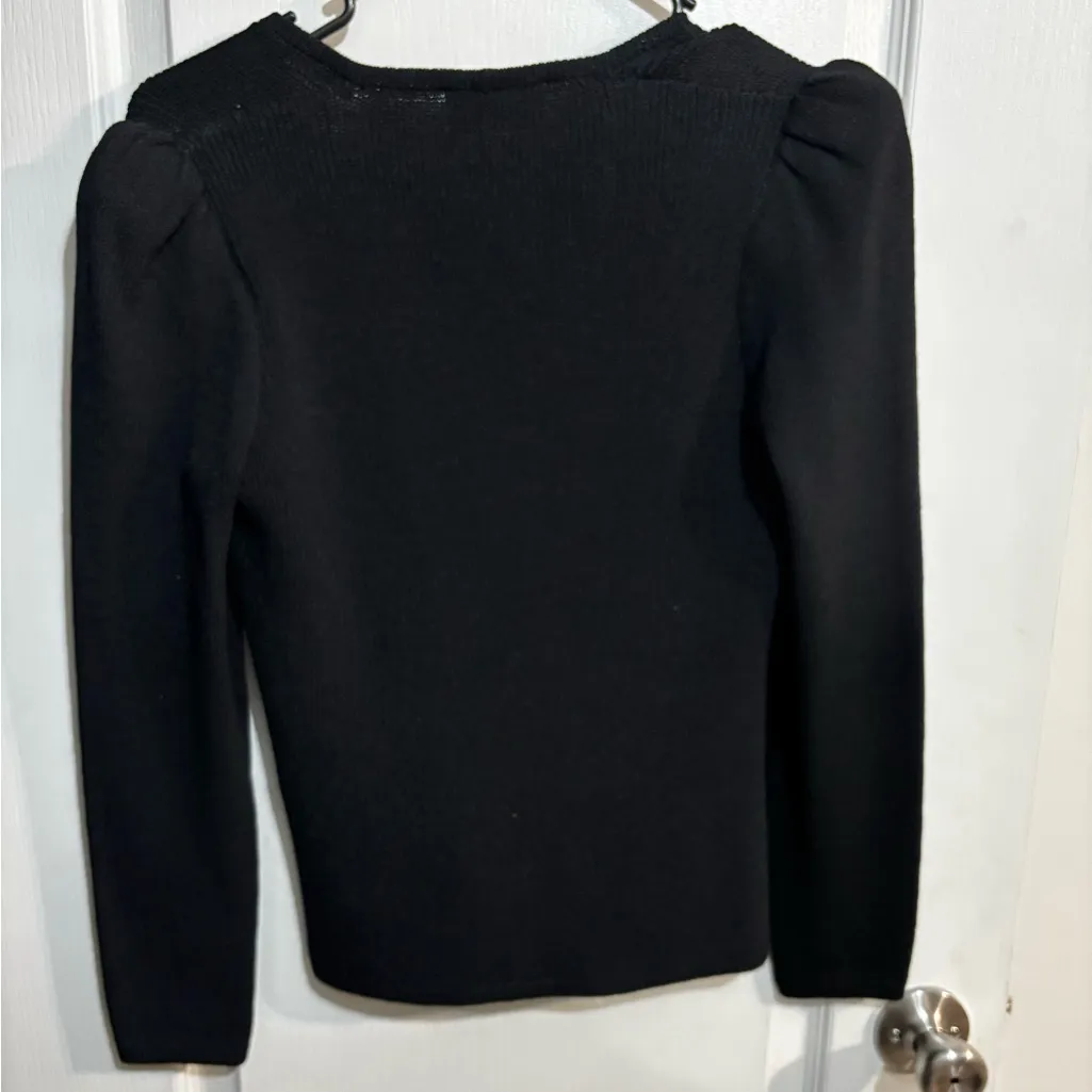 St. John Black Cardigan Sweater - Image 5