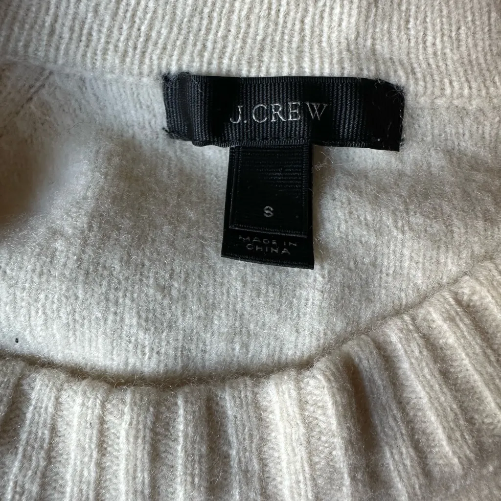 J. Crew Off-White Knit sweater - Image 3