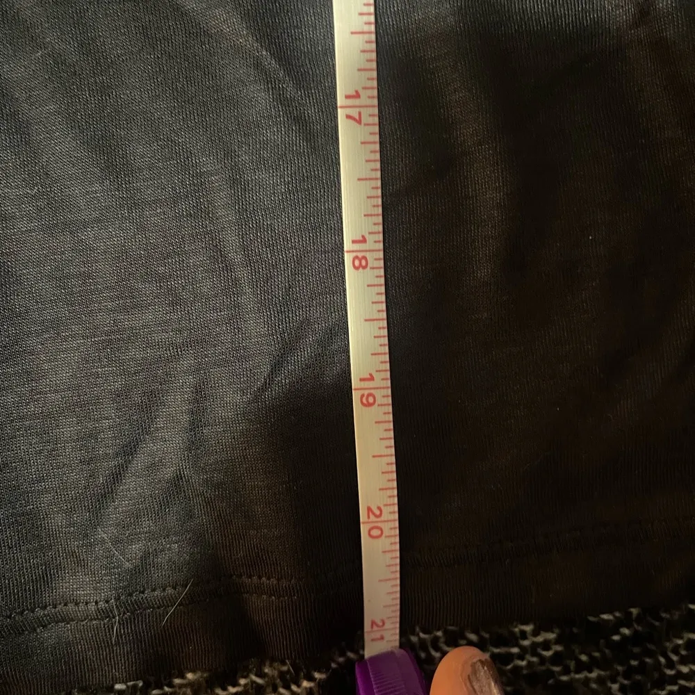 Anthropologie Chic Black Fringe Top Size M 🖤 - Image 10