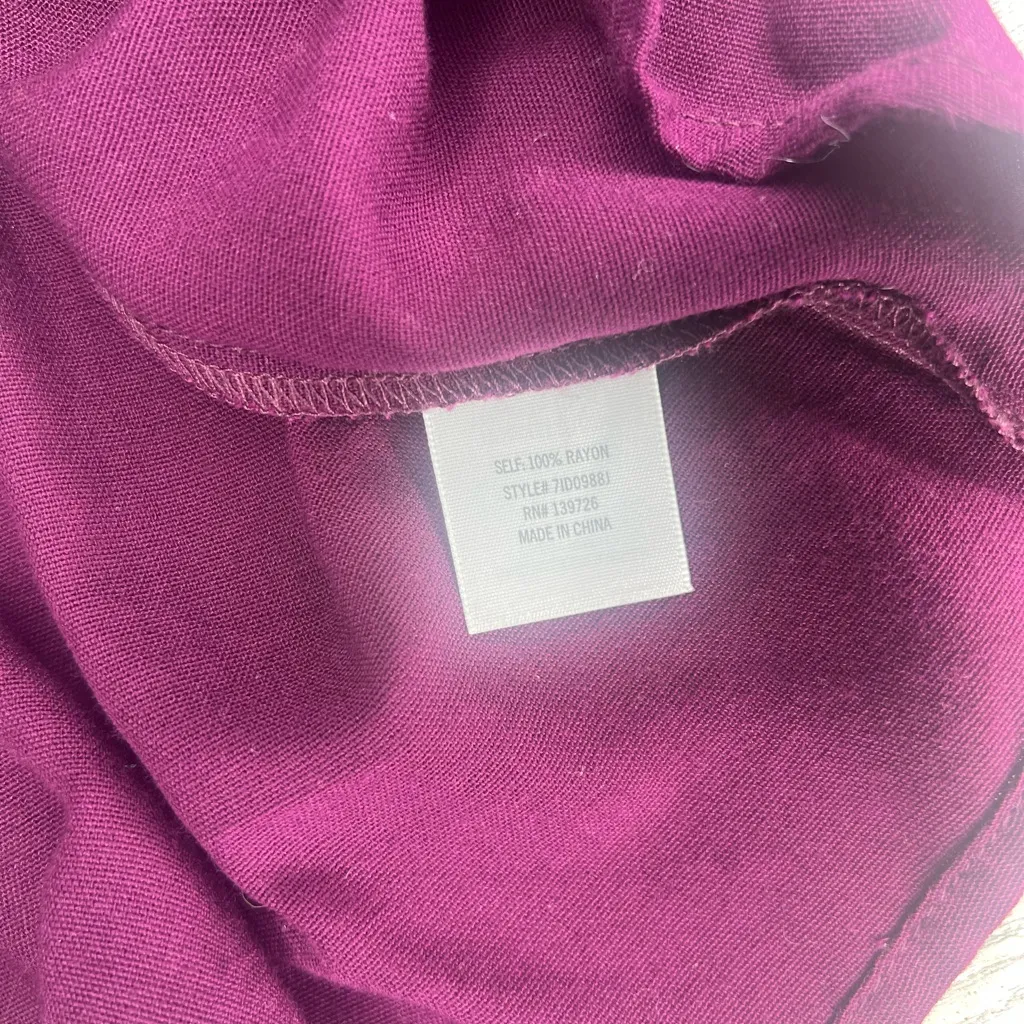 Blue Rain Purple Midi Dress with Embroidered Details - Image 6