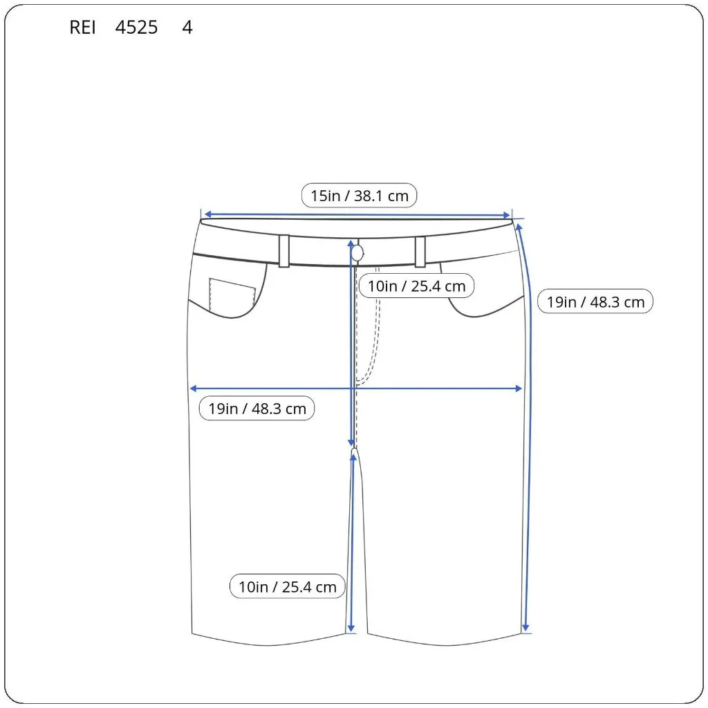 REI Cargo Hiking Outdoor Shorts‎ Womens 4 Nylon Gray Pockets - Image 7