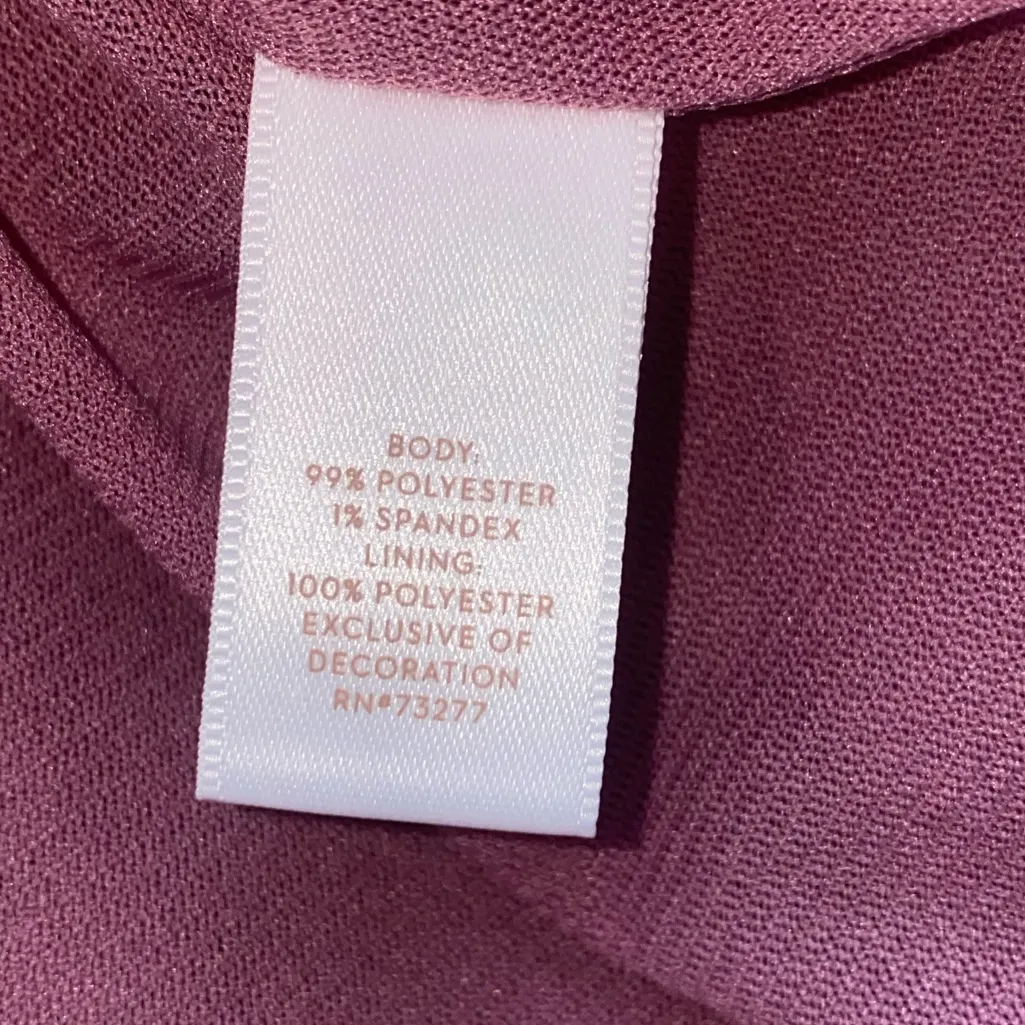 Women's LC Lauren Conrad Ruffle Cold-Shoulder Dress Small in pink rose - Image 5