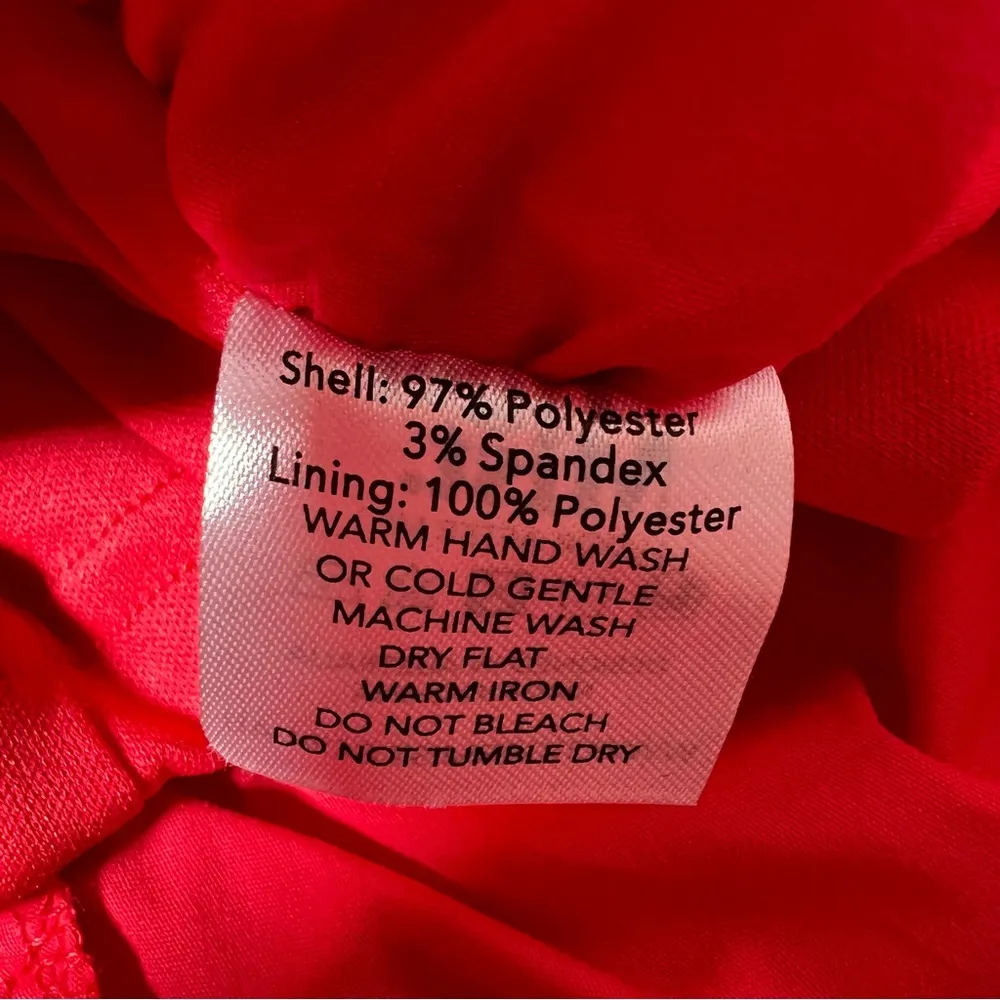 Red Millie Ruched Mini Dress - Image 12