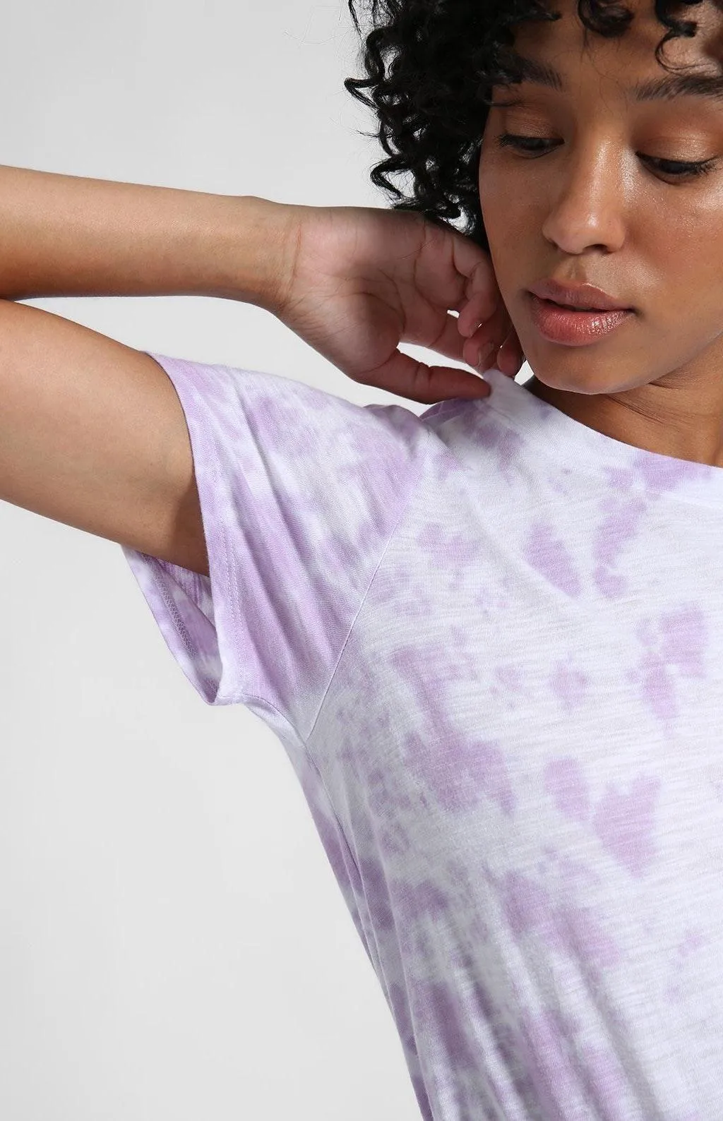 Lilac Tie Dye T-shirt - Image 4