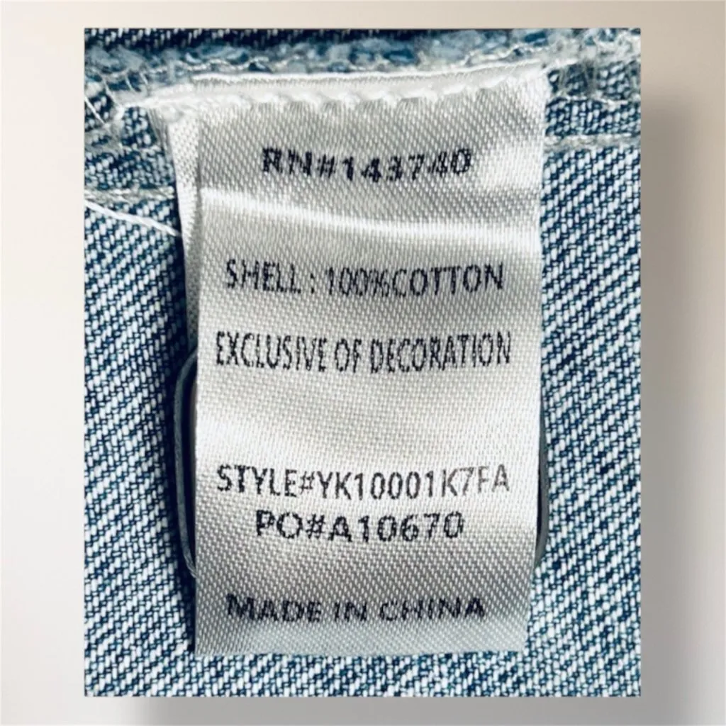 After Market S Blue Denim Asymmetrical Ruffle Raw Hem Skirt Zip Front Y2K Boho - Image 7