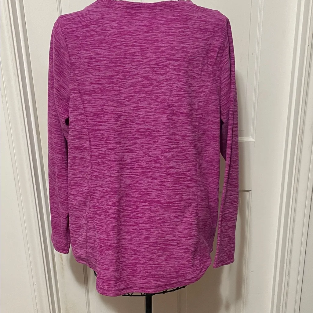 🤗🤗🤗3 for 12$🤗🤗🤗St. John’s Bay Magenta V-Neck Sweatshirt-XL - Image 8